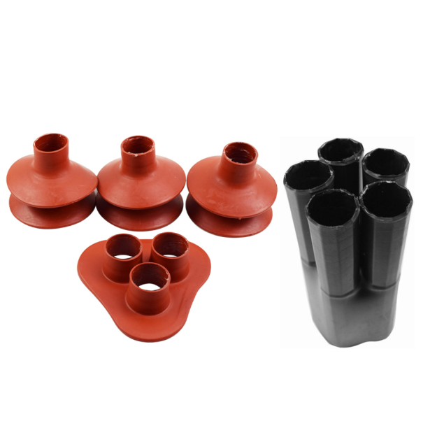 DSQ/SSQ/ZT 10/35KV 1-5 Cores 10-500mm² Heat Shrink Cable Rain Skirt and Heat Shrink Cable Finger Cover Cable Termination Accessories